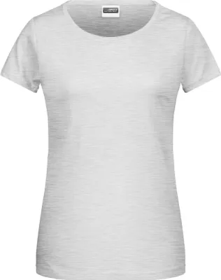 Produktbild von Ladies' Basic-T Damen T-Shirt in klassischer Form ash, Gr. M