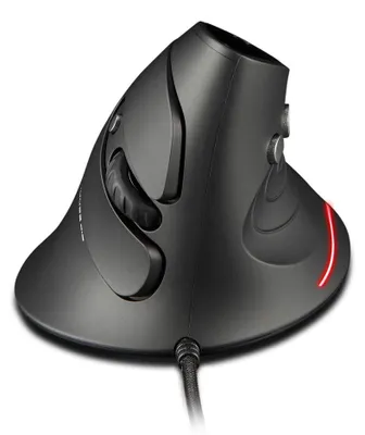 Imagen del producto de Ratón ergonómico Zelotes, con cable, 3200 DPI, 6 botones, reposamuñecas desmontable