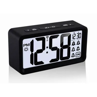 Image de Technoline WT496 Réveil radio noir avec 5 heures d'alarme