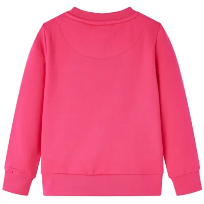 Image de vidaXL Sweatshirt pour enfants rose vif 140