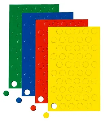 Produktbild von Gelb Magnetsymbole Kreis, Magnet für Planungstafel, Whiteboard, Gelb