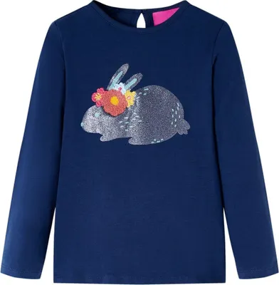 Produktbild von Design Möbel Kinder-Langarmshirt Marineblau 116 - 2024 Neu