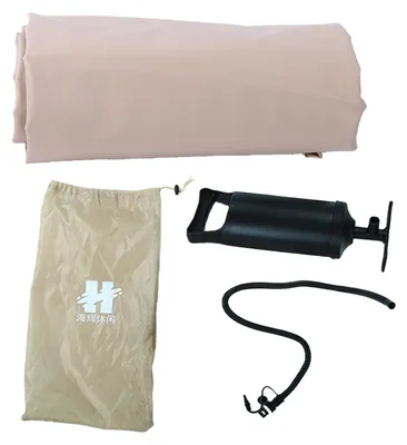 Produktbild von Luftmatratze für Camping, geräumige aufblasbare Schlafmatte für 2 Personen mit Luftpumpe für Rucksacktouren, Wanderungen, Reisen, Zelt 192 cm