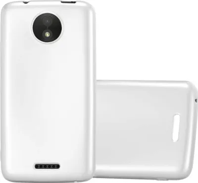 Produktbild von Cadorabo Schutzhülle für Motorola MOTO C Hülle in Silber Handyhülle TPU Silikon Etui Cover Case