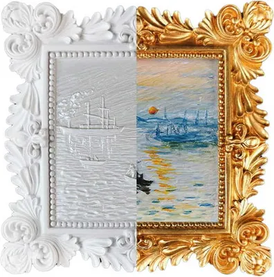 Image de peinture 3D - Relief de coucher de soleil