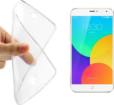 Image de Étui transparent en silicone pour Meizu MX4