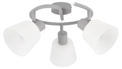 Productafbeelding van Hanglamp Ginko, grijs, verstelbaar, 3xE14x40W, metaal, afmetingen: 20x46x46cm, IP20, Candellux