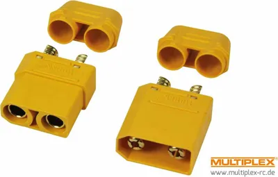 Produktbild von MULTIPLEX MPX Steckverbindung-XT90 3Paar / 1-02297