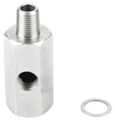 Produktbild von 1/8" BSPT Öldrucksensor-T-Stück-Dichtung auf NPT-Adapter Turbo-Zulaufleitungsmanometer