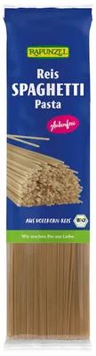 MAKARON (RYŻOWY RAZOWY) SPAGHETTI BEZGLUTENOWY BIO 250 g - RAPUNZEL