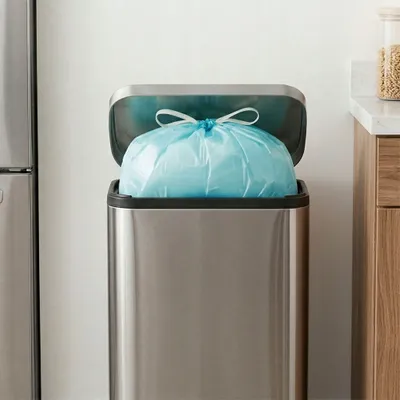 Obrázek produktu pro Odpadkové Pytly S Páskem, 1 Rolka, 120 L, Modré
