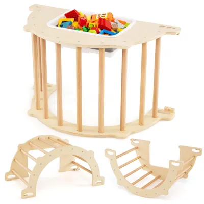 Zdjęcie produktu dla Montessori drabina dla dzieci z pojemnikiem do przechowywania