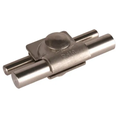 Produktbild von 50 Stück Dehn+Söhne MV-Klemme für Fangstangen, DIN EN 62561-1, Stahl tZn 392060