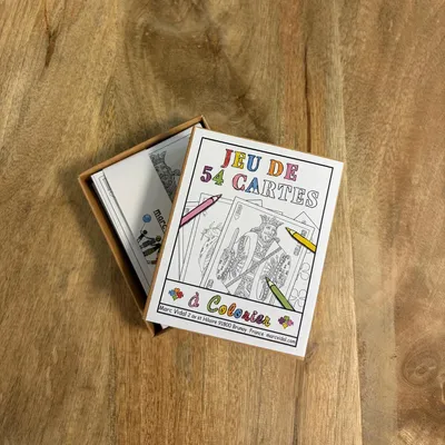 Image de Jeu - 54 cartes à colorier