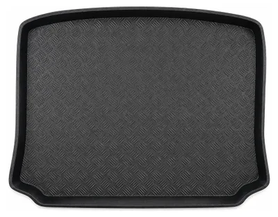 Productafbeelding van Rubberen kofferbakmat voor Seat Leon I 1999-2005 (hatchback) – zwart, op maat