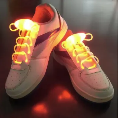 Immagine prodotto di CHPN - Lacci luminosi - Lacci con luce arancione - Lacci luminosi - Lacci arancioni - Lacci arancioni con luce - Universali - Lacci alla moda - 1 paio