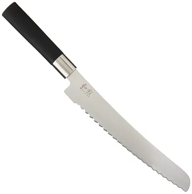 Image de Couteau à pain avec une lame en acier inoxydable de 23 cm et un manche ergonomique