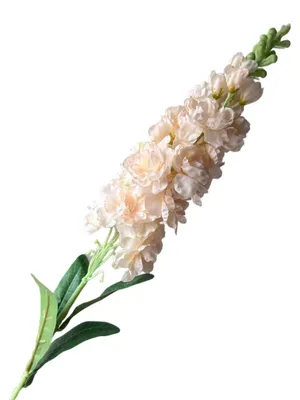 Produktbild von Künstlicher Rittersporn, realistische künstliche Ritterspornblüten mit Blättern, künstlicher Ritterspornzweig für Blumenarrangements, Partydekoration, Fotorequisite