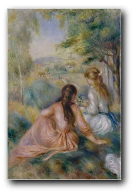 Produktbild von Kunstdruck „Auf der Wiese“ von Auguste Renoir – 20 x 30 cm – ungerahmt