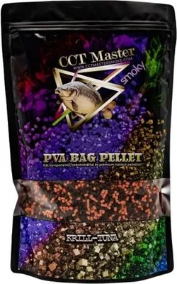Zdjęcie produktu dla CCT Master – granulki Smoky PVA Bag Pellet Krill-Tuna 2–3 mm 700 g