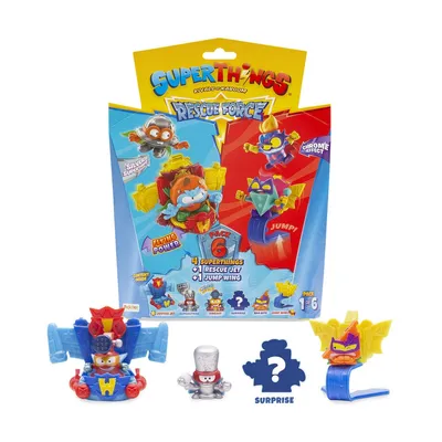 Obrázok produktu pre Akčné figúrky SuperThings Rescue Force 6 kusov