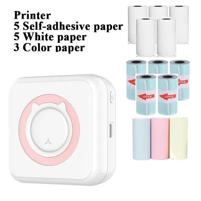 Imagen del producto de Impresora térmica portátil y compacta, su mini impresora portátil ideal para estudiantes