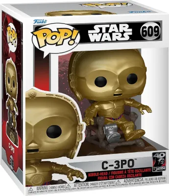 Image de Funko Pop C-3PO z Gwiezdnych Wojen 40-lecie - figurka winylowa oficjalna