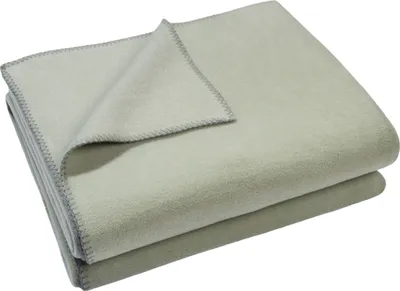 Produktbild von Zoeppritz Plaid Soft-Fleece Farbe milky green Größe 160x200