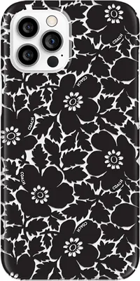 Produktbild von Coach, Cover für Apple iPhone 12 Pro Max Moody Range Bedruckt Bold Floral, Schwarz