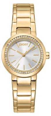 Produktbild von DKNY Damenuhr Quarzuhr gold / silber onesize Damen 30 DK1L024M0135, DK1L024M0165
