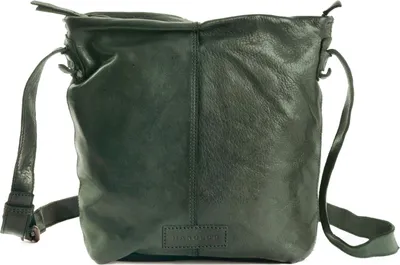 Produktbild von HAROLD'S Leder Umhängetasche Submarine Crossbag Green dunkelgrün