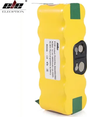 Image de ELEOPTION Hohe Kapazität 4000 mAh 14,4 V Batterie für iRobot Roomba Staubsauger 500 530 540 550 620 600 650 700 780 790 870 & 4.0ah