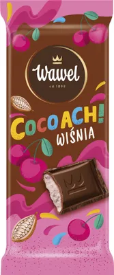 Zdjęcie produktu dla Czekolada Wawel CocoAch! z nadzieniem wiśniowym 86g