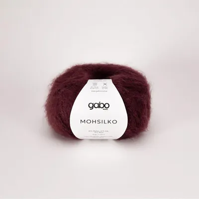 Zdjęcie produktu dla Włóczka Gabo Wool Mohsilko 4212 / burgund