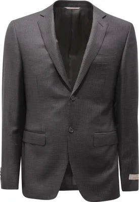 Produktbild von 9223AT abito uomo CANALI man wool suit piede de poule
