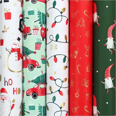 Image de Papier cadeau collection de Noël, 50 rouleaux