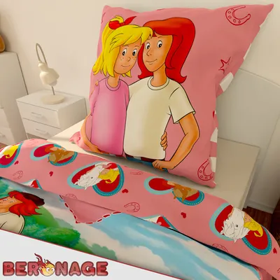 Zdjęcie produktu dla Pościel w serduszka Bibi i Tina / Renforcé