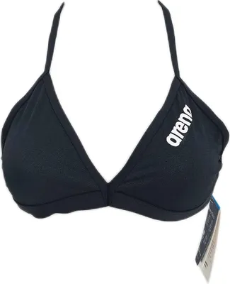 Produktbild von Arena Damen Badebekleidung Schwimmbekleidung Team Swim Top Tie Back Schwarz Weiss 38 EU Trendsport