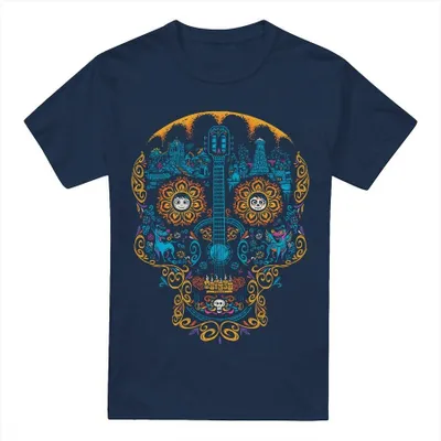 Obrázok produktu pre Coco - Pánske tričko "Day Of The Dead" TV3380 (L) (námornícka modrá)