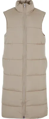 Produktbild von Urban Classics Damen Weste Ladies Long Puffer Vest wetsand M