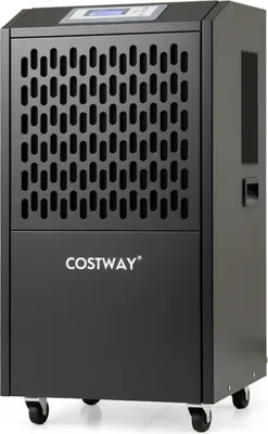 Immagine prodotto di COSTWAY 118 L/giorno, deumidificatore commerciale con tubo di scarico, timer 24H e 4 ruote, deumidificatore per ambienti fino a 790m²
