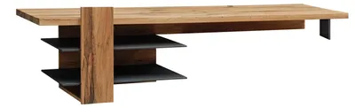 Immagine prodotto di MASSIVMOEBEL24 | scaffale in legno di Quercia Selvatica/ Cerro 160x50x53 quercia naturale oliato FRANKFURT #110