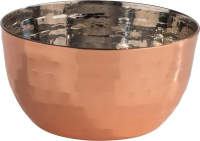 Produktbild von APS 40737 Servierschale MUMBAI , Edelstahl, gehämmerte Oberfläche, Kupfer-Look, Ø 8,5 cm, Höhe 4,5 cm, 0,15 Liter