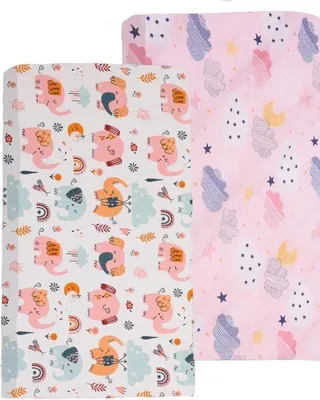 Produktbild von Famanu Babybettlaken Set von 2 - 60 x 120 cm