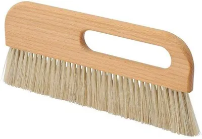 Produktbild von Famanu Tischbesen aus Buchenholz - weiche Borsten - ideal für Krümel und Staub - langlebig und robust