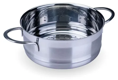 Produktbild von Chefkoch trifft Fackelmann Dunst-/Garaufsatz Leipzig Ø 20 cm Für gesundes Garen, Edelstahl, Induktionsgeeignet