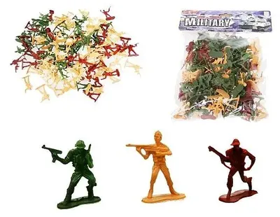 Obrázok produktu pre Sada miniatúrnych vojakov – 120 zaujímavých figúrok