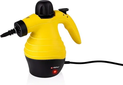 Handdampfreiniger, 1050 W, kompakt, tragbar, 10 Zubehörteile
