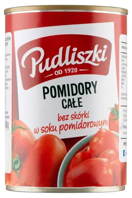 Immagine prodotto di Pudliszki Pomidory całe w soku pomidorowym 400 g