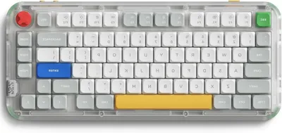 Immagine prodotto di Tastiera meccanica - Wireless, compatta - Efficienza operativa - Illuminazione regolabile - Layout al 75% - Bianca